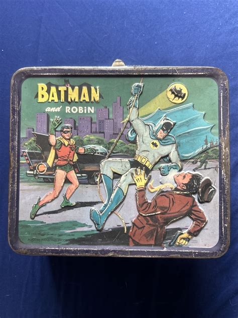 Vintage 1966 Batman And Robin Aladdin Industries 